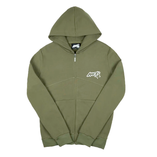 SS24 Olive Green - Zip Hoodie